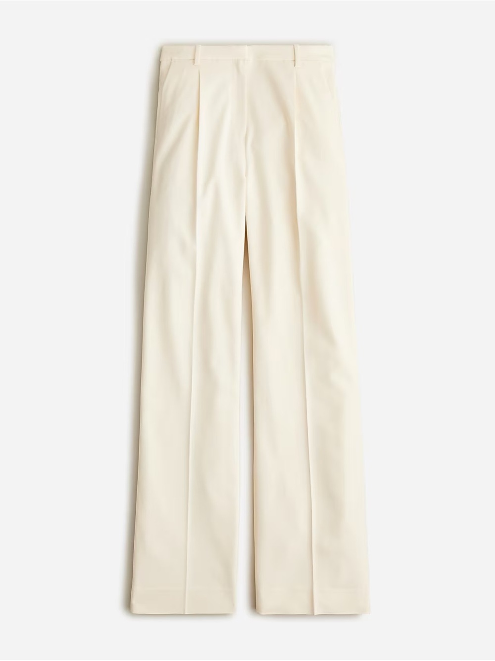 J.CREW • Wide leg essential pant trousers Cream - size 4